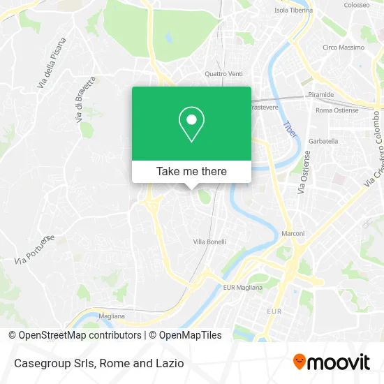 Casegroup Srls map