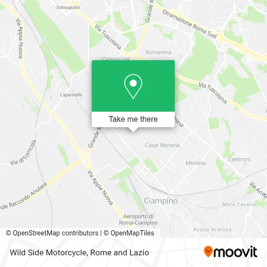 Wild Side Motorcycle map