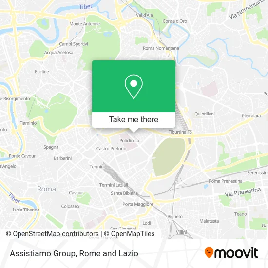 Assistiamo Group map