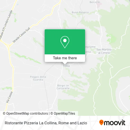 Ristorante Pizzeria La Collina map