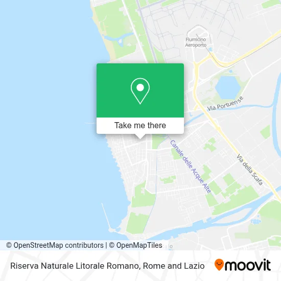 Riserva Naturale Litorale Romano map