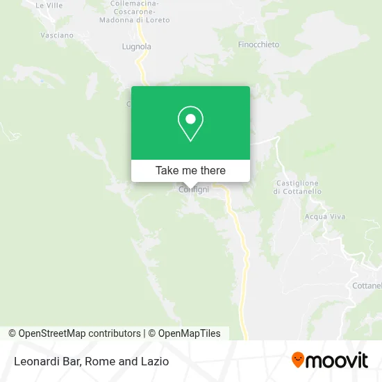 Leonardi Bar map