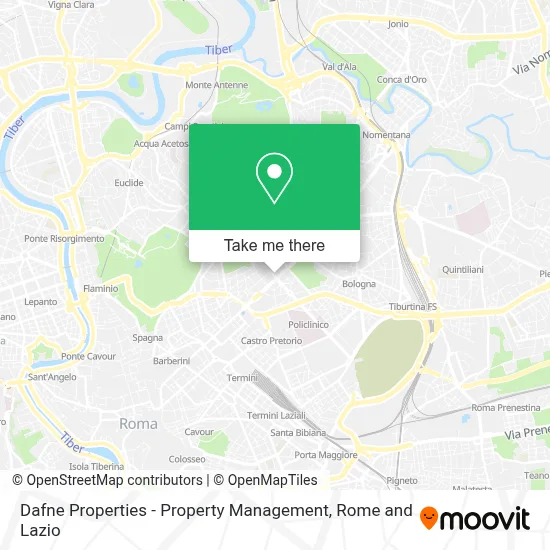Dafne Properties - Property Management map