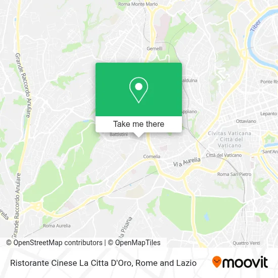 Ristorante Cinese La Citta D'Oro map
