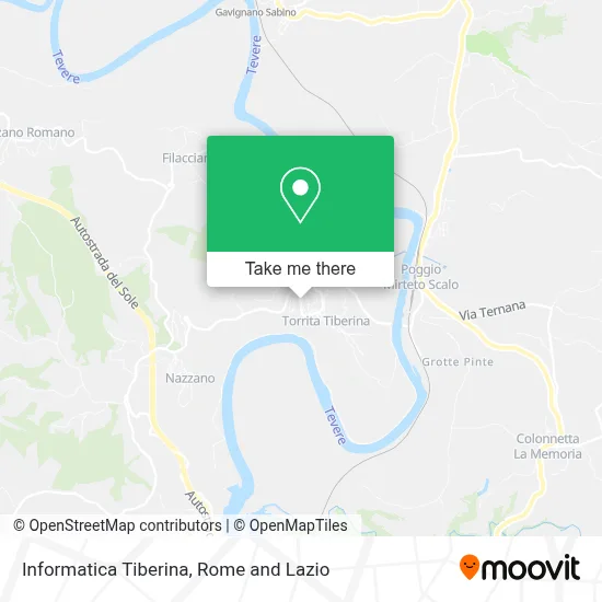 Informatica Tiberina map