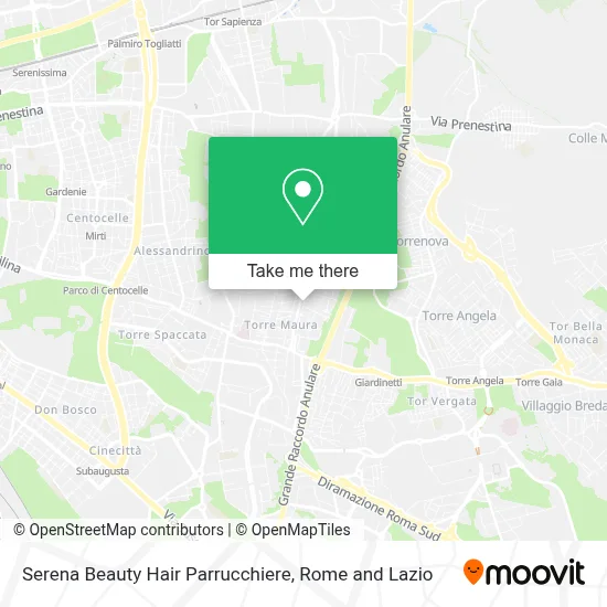 Serena Beauty Hair Parrucchiere map