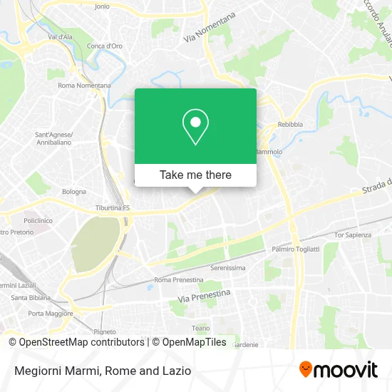Megiorni Marmi map