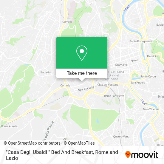 "Casa Degli Ubaldi " Bed And Breakfast map