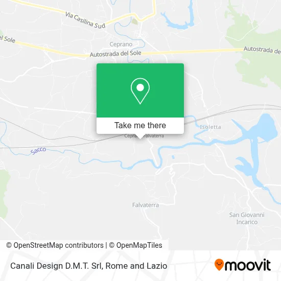 Canali Design D.M.T. Srl map