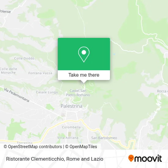 Ristorante Clementicchio map