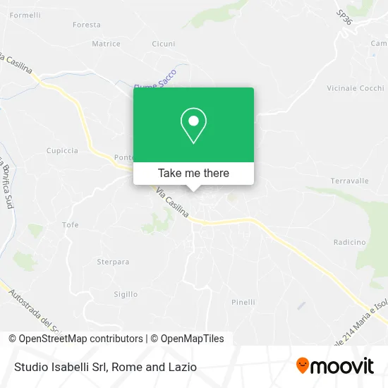 Studio Isabelli Srl map