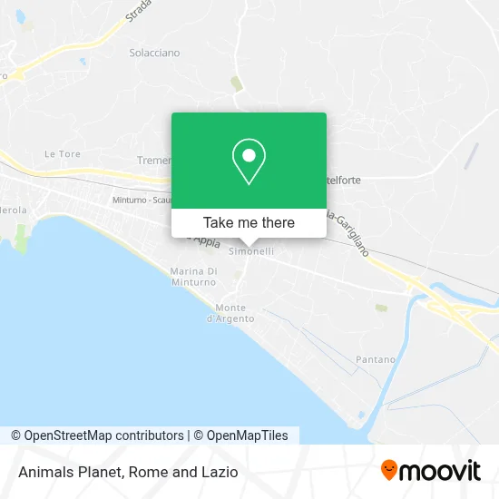 Animals Planet map
