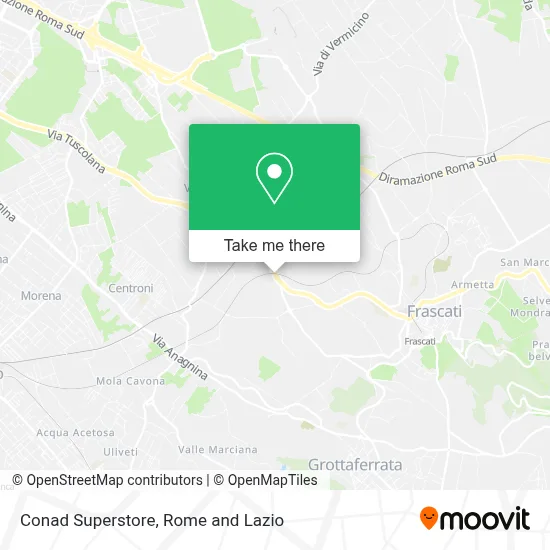 Conad Superstore map