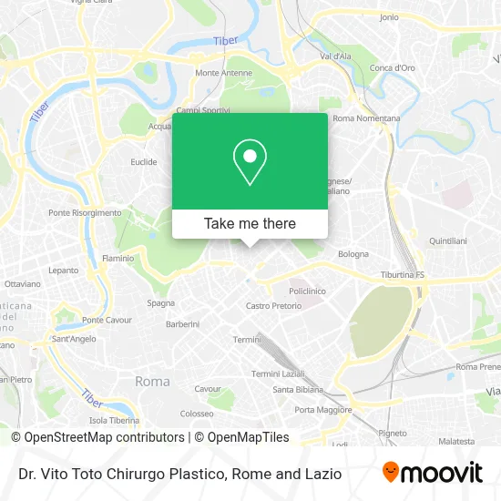 Dr. Vito Toto Chirurgo Plastico map