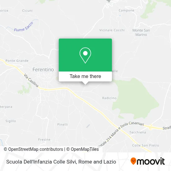 Scuola Dell'Infanzia Colle Silvi map