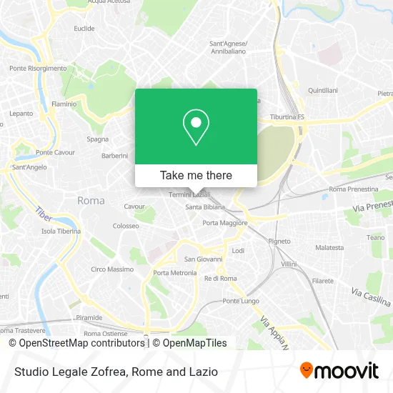 Studio Legale Zofrea map