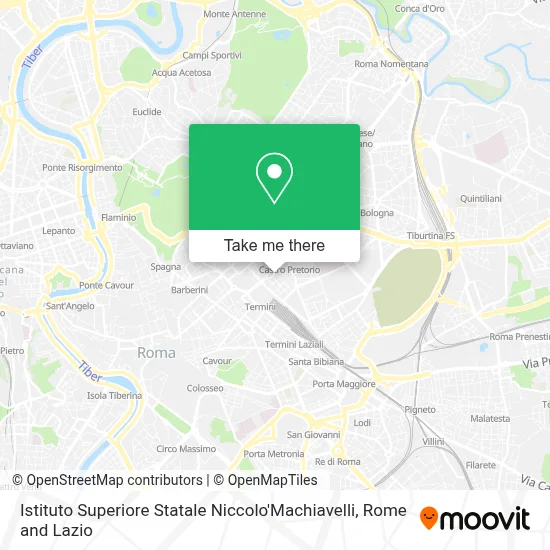 Istituto Superiore Statale Niccolo'Machiavelli map