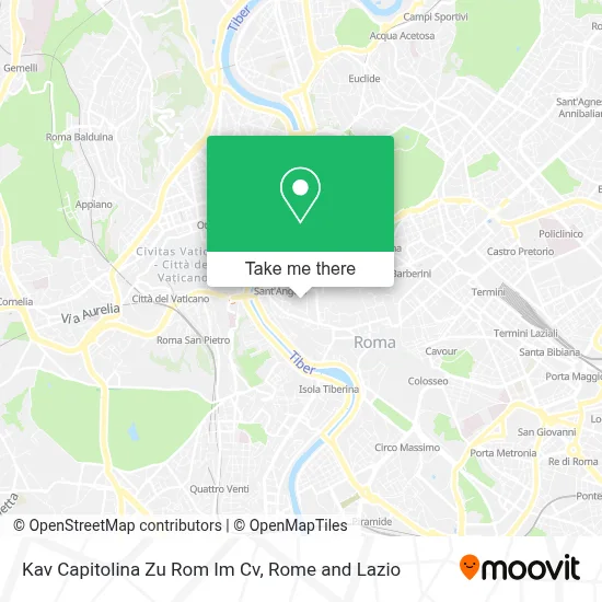 Kav Capitolina Zu Rom Im Cv map