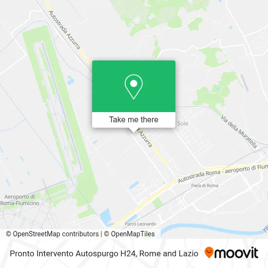Pronto Intervento Autospurgo H24 map