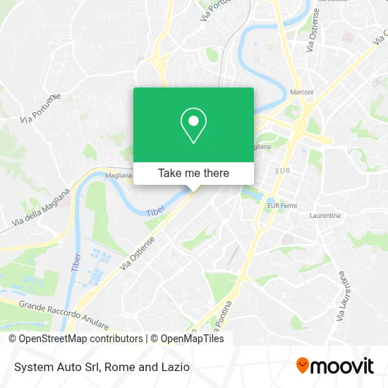System Auto Srl map