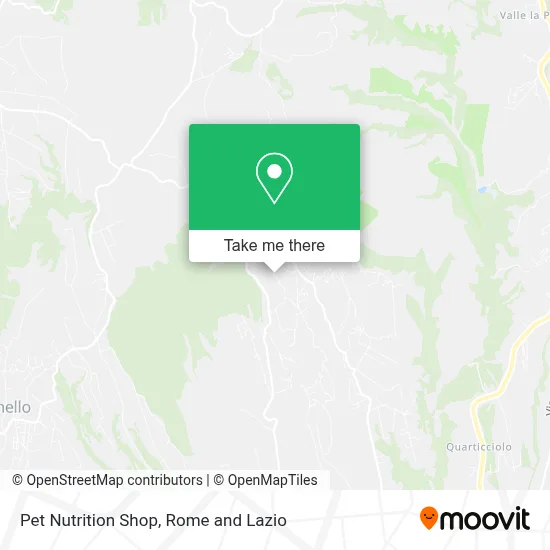 Pet Nutrition Shop map