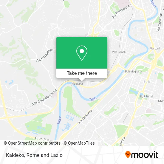 Kaldeko map