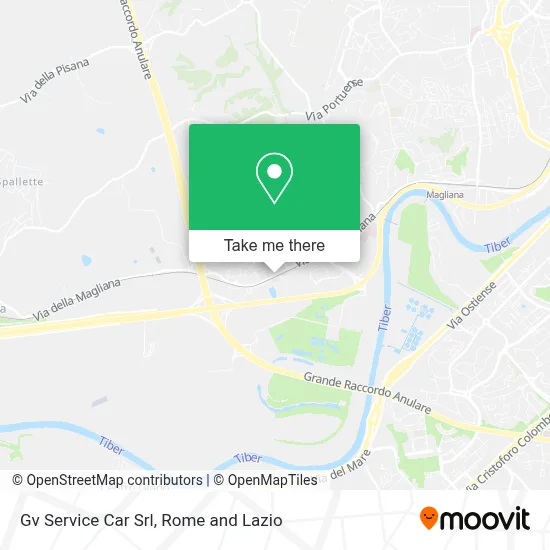 Gv Service Car Srl map