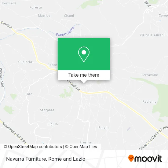 Navarra Furniture map