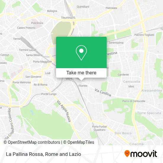 La Pallina Rossa map
