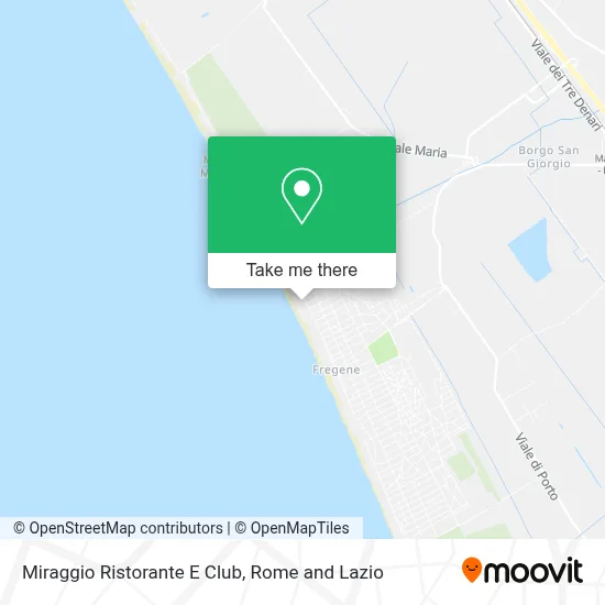 Miraggio Ristorante E Club map