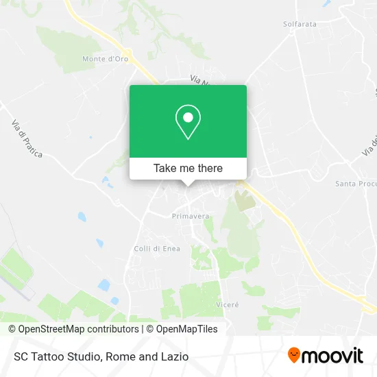 SC Tattoo Studio map