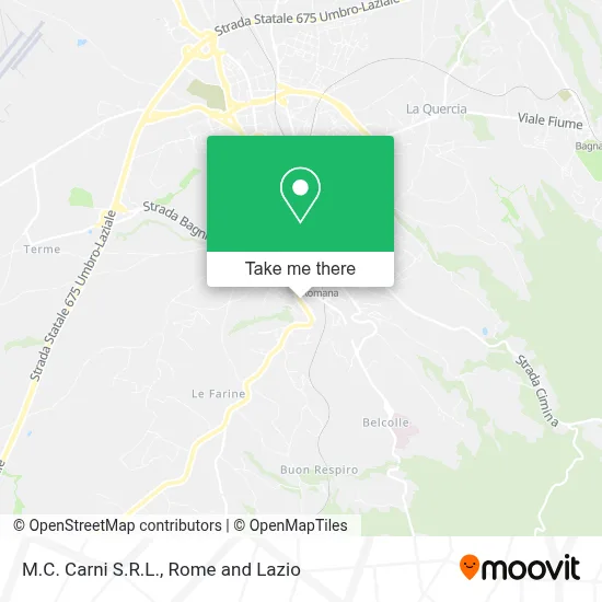 M.C. Carni S.R.L. map