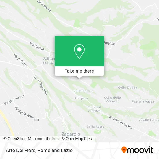 Arte Del Fiore map