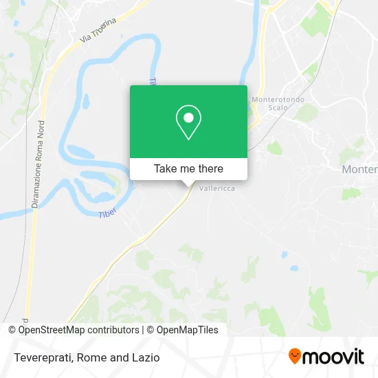 Tevereprati map