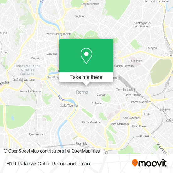 H10 Palazzo Galla map