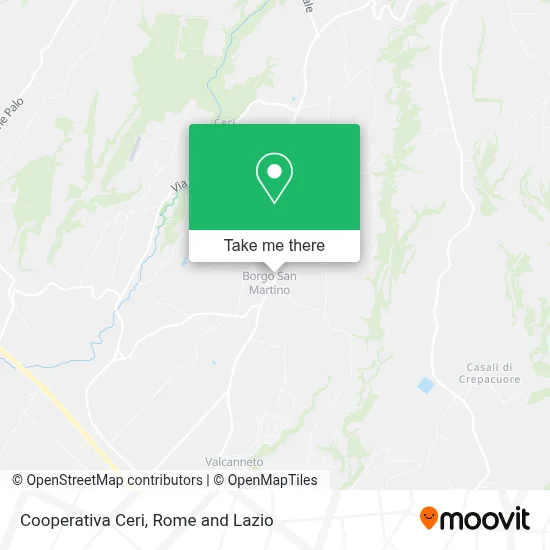 Cooperativa Ceri map