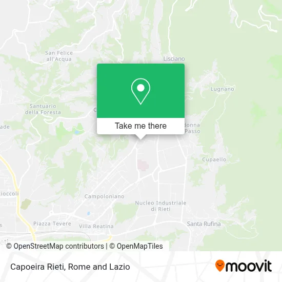 Capoeira Rieti map