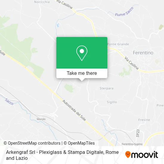 Arkengraf Srl - Plexiglass & Stampa Digitale map