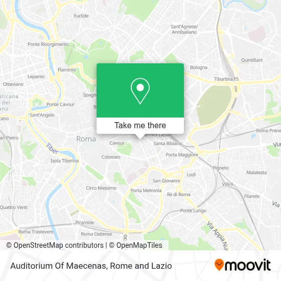 Auditorium Of Maecenas map