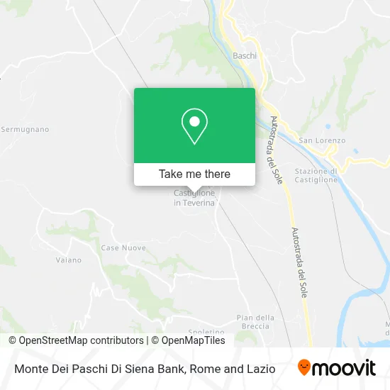 Monte Dei Paschi Di Siena Bank map