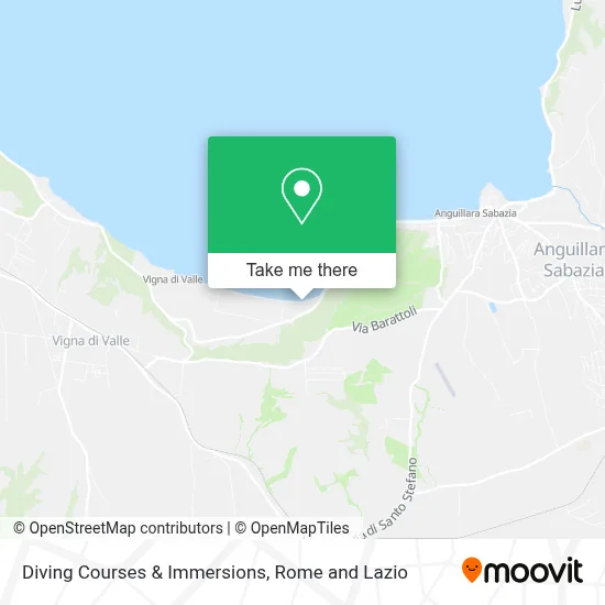 Diving Courses & Immersions map