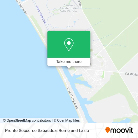 Pronto Soccorso Sabaudua map