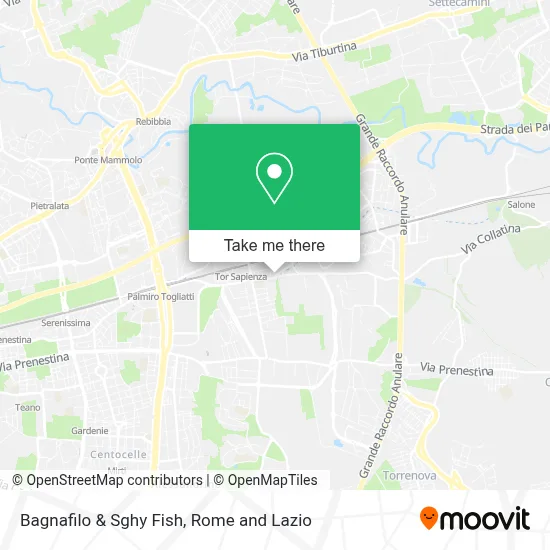 Bagnafilo & Sghy Fish map