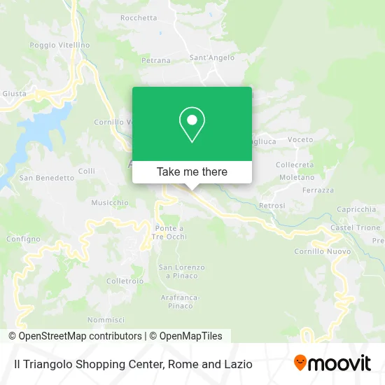 Il Triangolo Shopping Center map