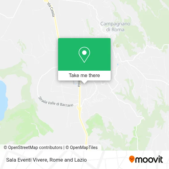 Sala Eventi Vivere map