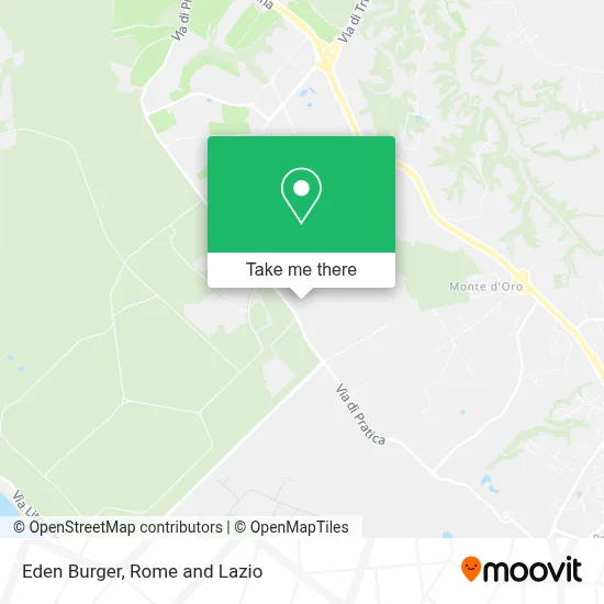 Eden Burger map