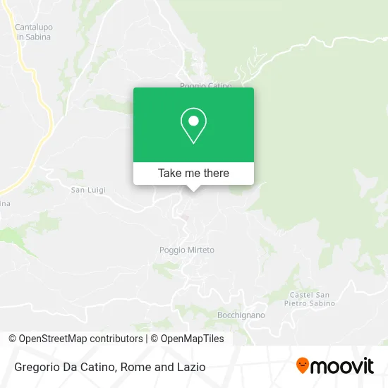 Gregorio Da Catino map