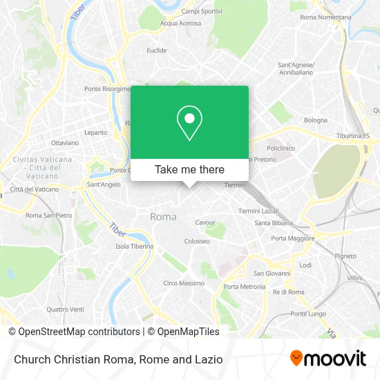 Church Christian Roma map