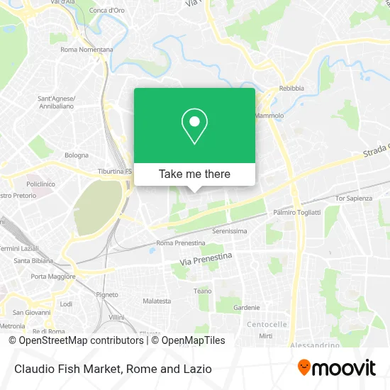 Claudio Fish Market map