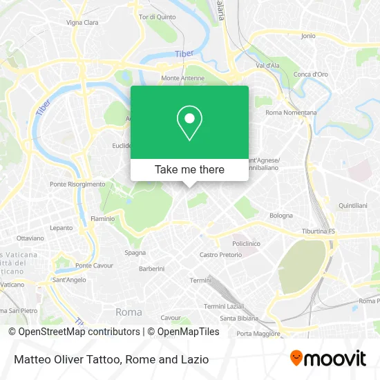 Matteo Oliver Tattoo map